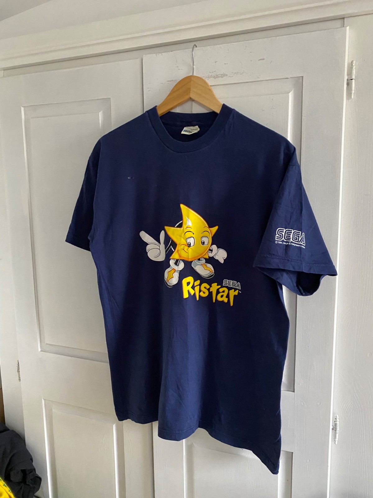 RARE 1994 SEGA Ristar Weetabix Promo T-Shirt Screen Stars Vintage Medium