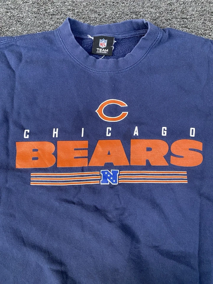 Chicago Bears NFL Navy Jumper Sweater Pullover Men's XL - image 3 of 4