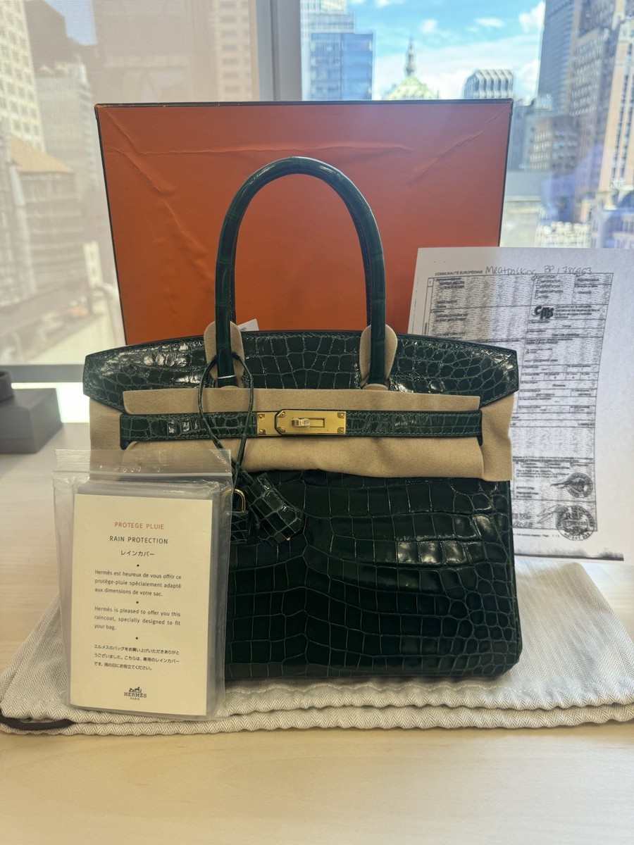Hermes Birkin Bag Hermes Stamp Year 2021 Crocodile Birkin Limited