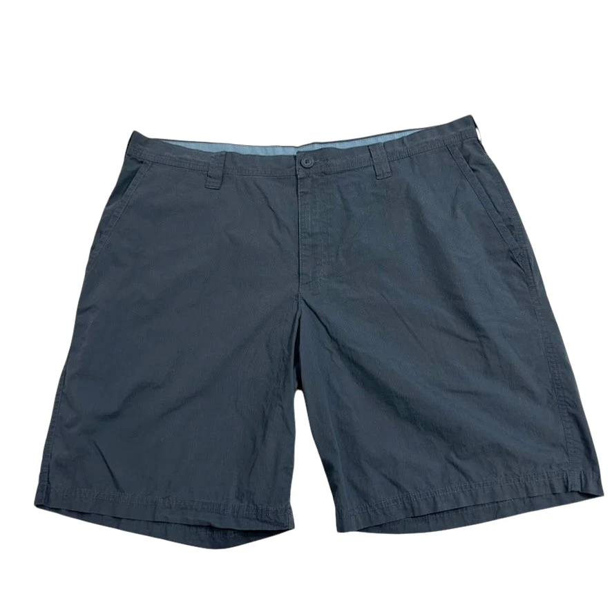 Columbia Chino Shorts Men's Size 40 Gray 100% Cotton Active Camp Outdoor Casual