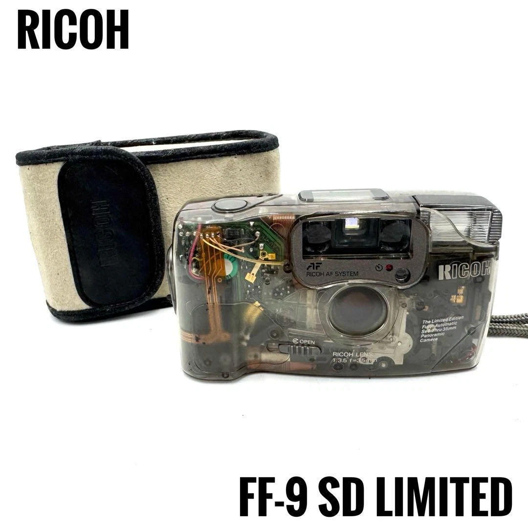 RICOH リコー FF-9SD LIMITED MINT w/Case] RICOH FF-9SD Limited Skeleton 35mm Film Camera