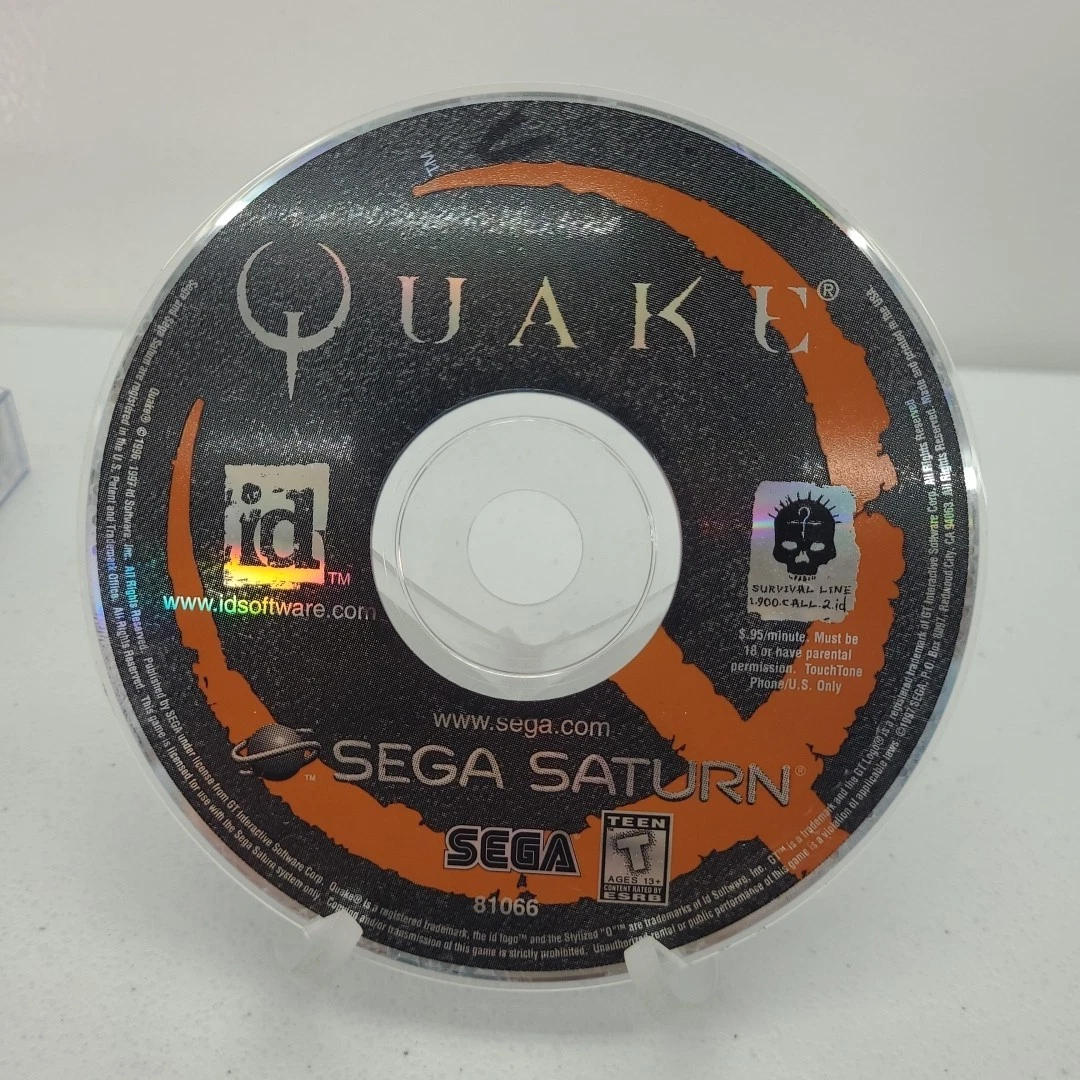 Jeu Quake Sur Sega Saturn - Version Complète PAL (France)