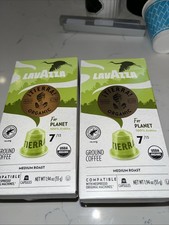 Lavazza Espresso Tierra Organic Coffee Pods Fits Nespresso Machine 60 Capsules