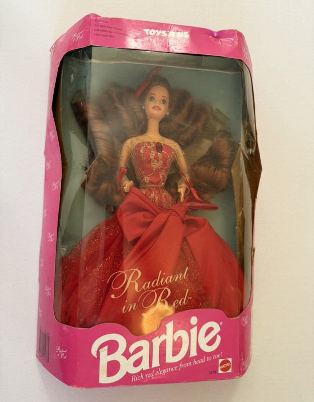 Vintage Mattel Barbie Radiant in Red Special Edition Fashion Doll 1992 MPN 1276