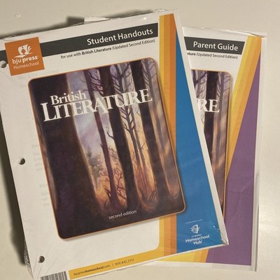 BJU Press British Literature Second Edition- Student Handouts & Parent Guide