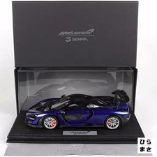 1/18 Scale McLaren Senna 2018 Diecast Metallic Dark Blue Case Included