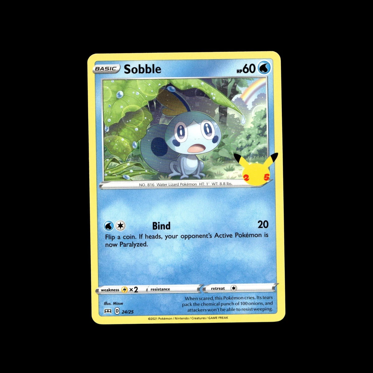 sobble pokemon card mcdonalds Pokémon McDonald's Sobble CGC 8.5 – Grail Collectibles AZ main image 0