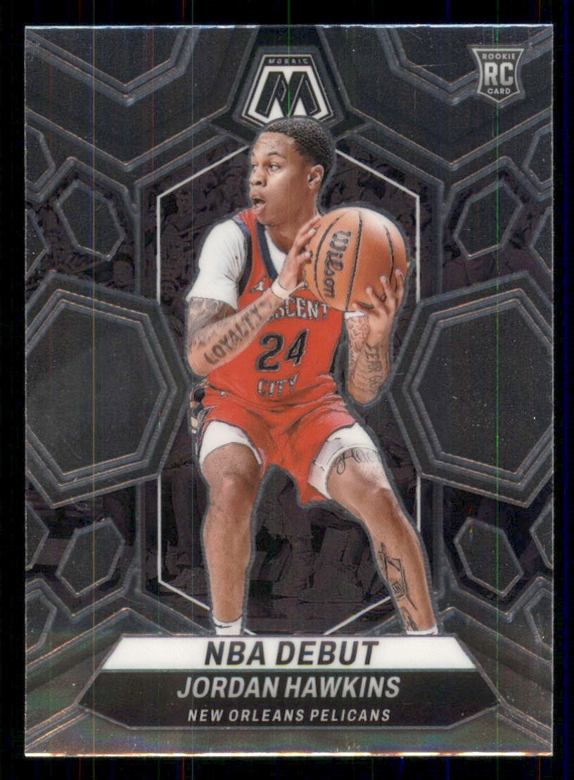 Jordan Hawkins 2023-24 Panini Mosaic #253 RC New Orleans Pelicans
