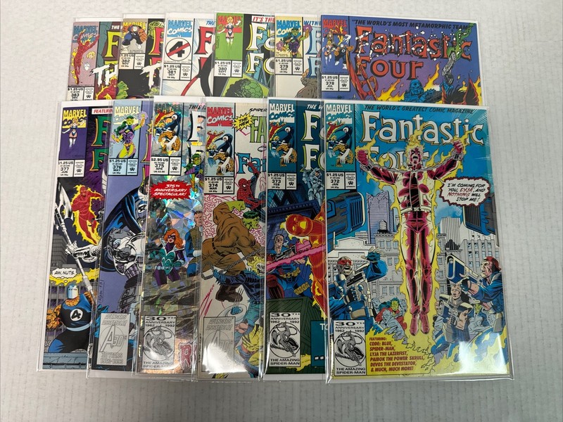Fantastic Four #372-383 Volume 1 1961 Lot Of 12 Marvel Comics 1993 Key Issues