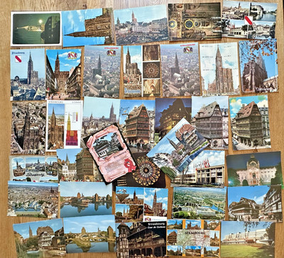 36 AK Ansichtskarten POSTKARTEN Straßburg Strasbourg lot vor allem 1970er-1990er