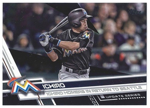 Ichiro #US80 2017 Topps Update card