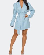 Capsulle She's The Boss Blazer Dress Blue
