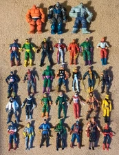 Marvel Universe 3.75 Action 38 Figure Lot. Spider-Man, Thor, Dr Strange, Villain