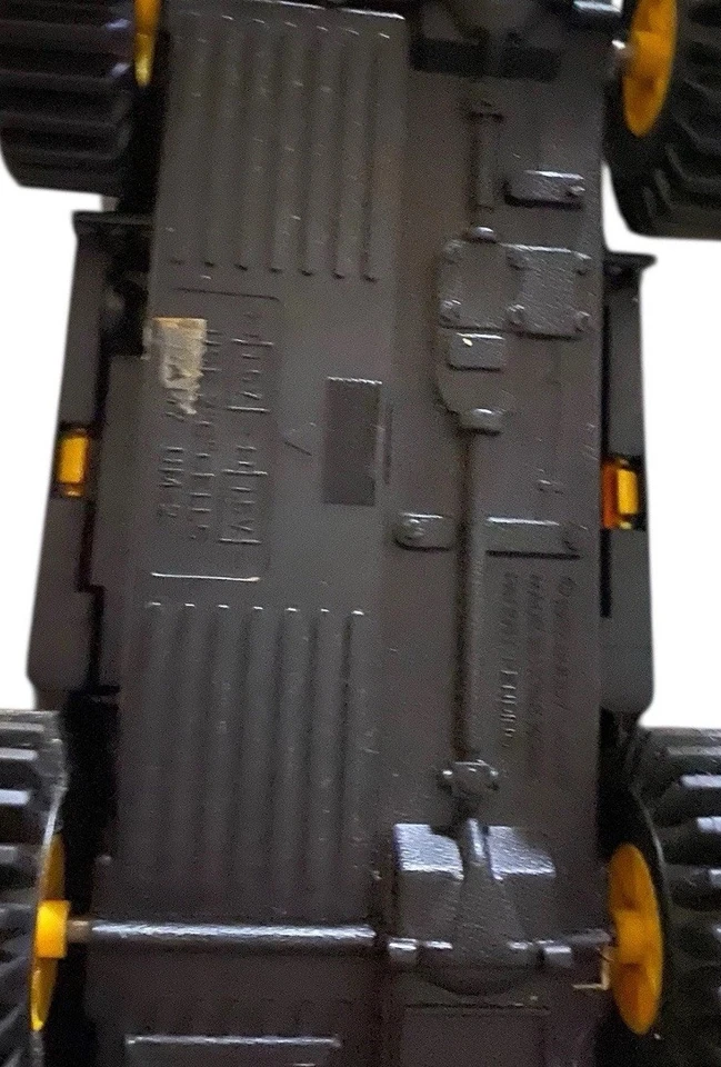 Camión de fuerza bruta Buddy L motorizado 4x4 4 ruedas motrices amarillo Datsun de colección Foto 2 de 4