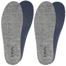 2 Pair-Merino Wool Insoles for Women Thick Memory Foam Work Shoes Inserts Cus...