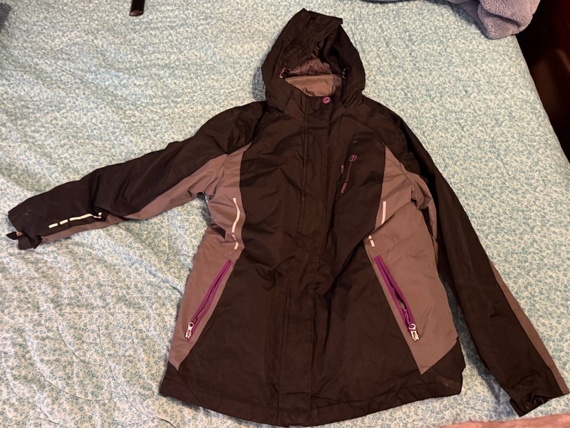 Radiance Free Country Girls Size Large Coat Para System Puffer Jacket 2 In 1