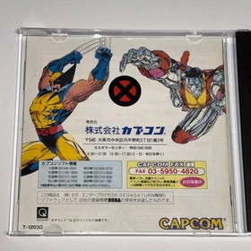X-Men Children of the Atom  SEGA SATURN w/ Spine Card Japanese  Retro Game