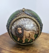 Decorative Lion Orb Tropical Jungle 10cm Vintage Sphere Orion's 2002 VGC Rare