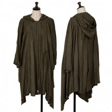 ATSURO TAYAMA Linen Rayon Drape Mods Coat Size 36(K-111669)