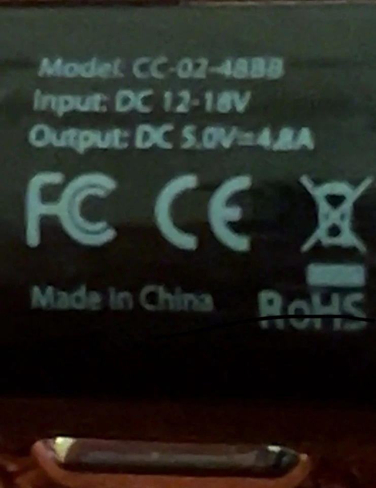 Car Charger Maxboost 4.8A/24W 2 Smart Port Car Charger Black for iPhone Samsung - Image 3 of 3