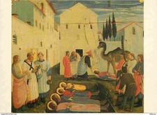 Postcard - Art - Religious Renaissance Painting - Fra Angelico - The Grave