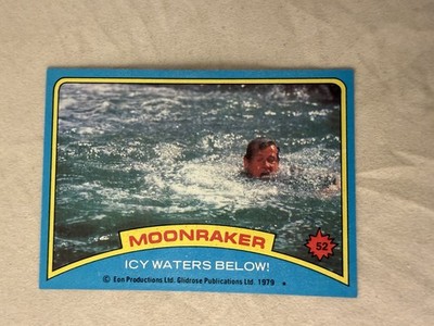 Moonraker James Bond 1979 Trading Card #52 Icy Waters Below
