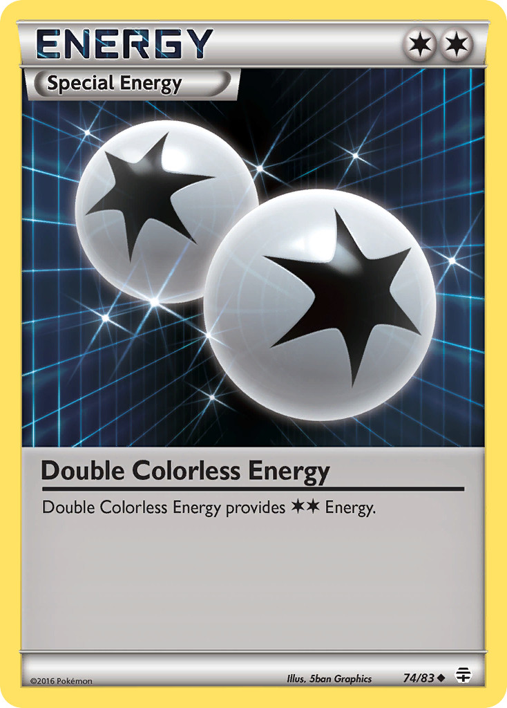 Double Colorless Energy 74/83 Generations Uncommon Pokemon NM/M