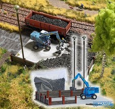 Busch Bekohlung mit Bagger 1045