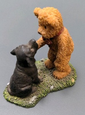 Boyd's Bears Buddy & Brewster Figurine 1st Ed Black Labrador Puppy Paws & Pals