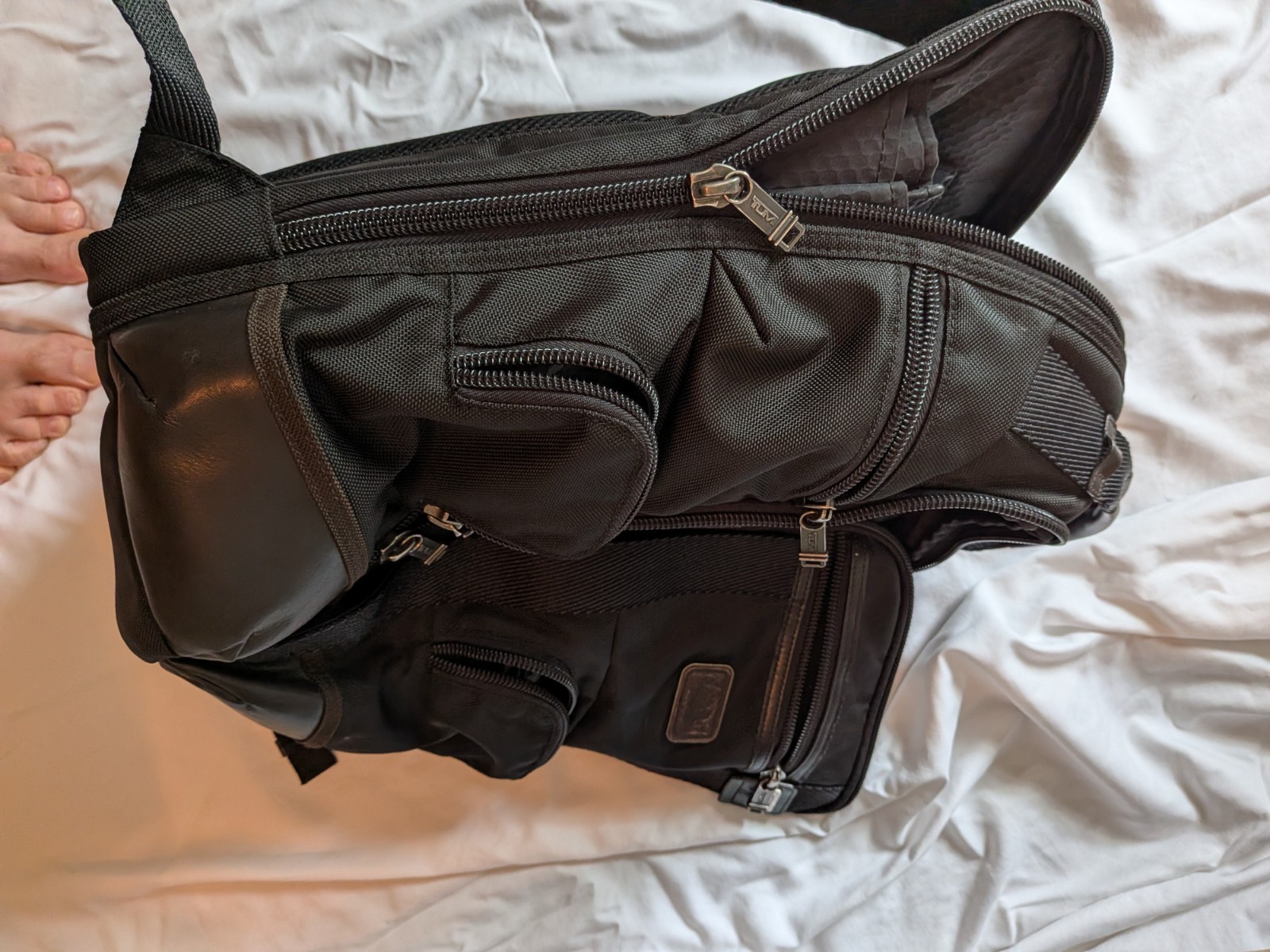 aimee kestenberg travel backpack Black Tamitha Designer Leather Handbag For Women This sleek fishing pole carrier Color:GRAVEL/TNF BLACK TOP 10 BEST Backpack