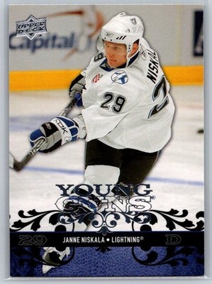 2008-09 Upper Deck Young Guns Series 1 #244 Janne Niskala Rookie Lightning RC