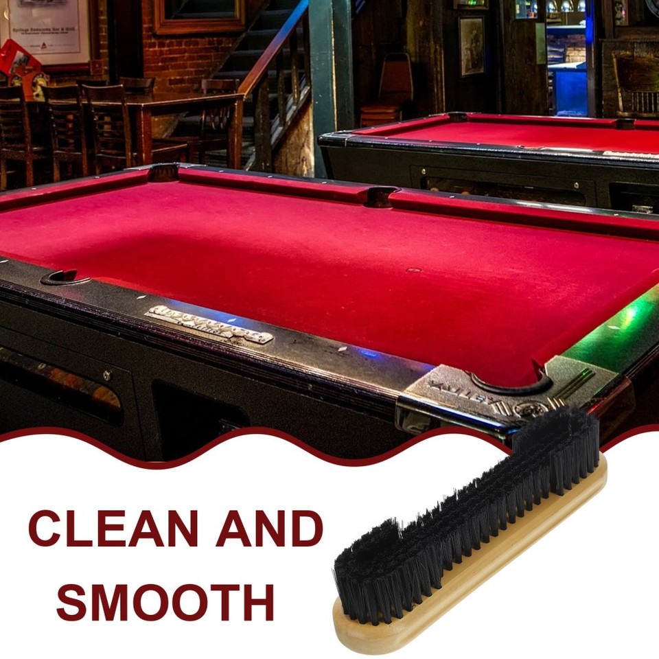 Pool Table Brush Wooden Nylon Billiard Table Cleaning Tool For Pool ...