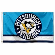 Pittsburgh Penguins Vintage Throwback Flag