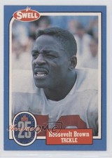 1988 Swell Football Greats Hall of Fame Rosey Brown Roosevelt Brown #20 HOF 0c4
