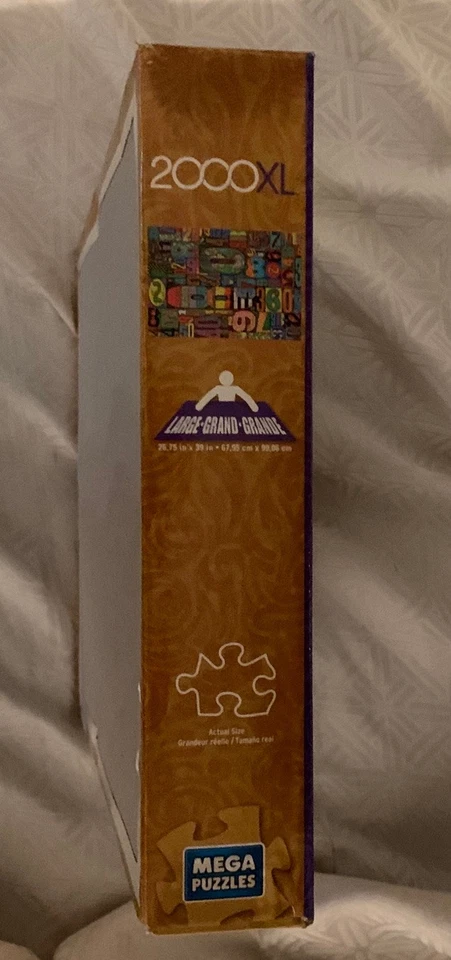Vintage Numbers: 2000 XL Piece Jigsaw Puzzle - Factory Sealed - Image 3 of 4