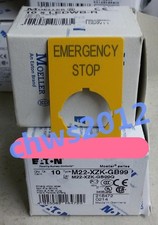 1 PCS New     33x50 emergency stop button label M22-XZK-GB99 *su