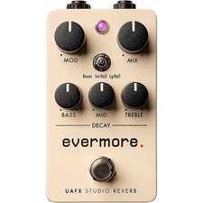 Universal Audio UAFX Evermore Studio Reverb Effects Pedal White LN