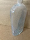 Vintage Warranted Flask Clear Bottle w/Side Straps, 8" Height, 12.86 oz — photo 5