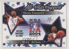 2004-05 Topps All-Star Support Sam Cassell Ray Allen #AS-CA HOF 0c57