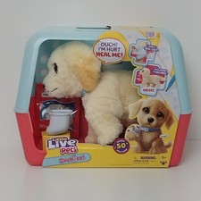 Little Live Pets Ouchies Cooper the Retriever Puppy Dog Pet Playset Toy Plush