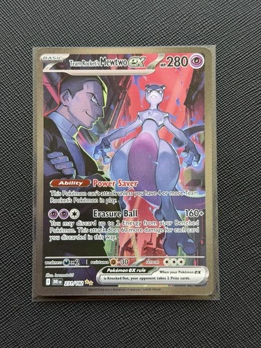Team Rockets Mewtwo EX Sir Destined Rivals Card 231/182