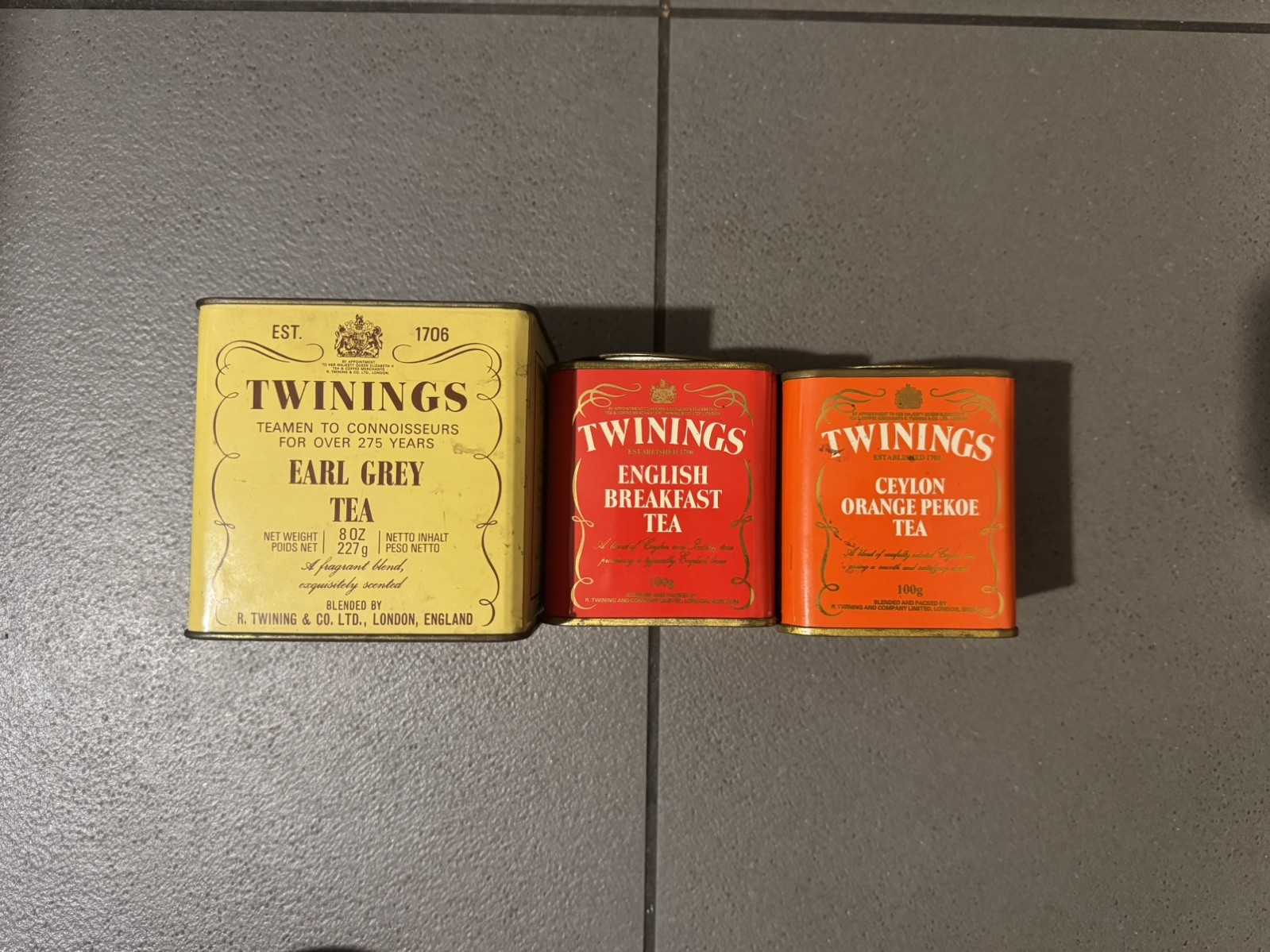 Scatole Di Latta Vintage della Twinings anni 80