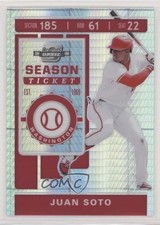 2020 Panini Chronicles Contenders Optic Hyper Prizm 36/299 Juan Soto #22 00d2