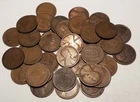 Lot of (38) 1913-D Lincoln Wheat Cents......Almost Good  to  Very Good