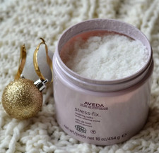 Aveda Stress-Fix Soaking Salts 16oz / 454 g   Relaxing Aroma Bath Salt Jar   