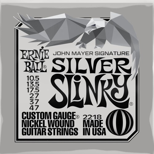 Ernie Ball EB2218 Серебристый облегающий костюм John Mayer Signature Saiten 010,5-047 | Neu