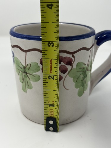 Lot Of 5 talian Vierti Coffee Mug Chicken Tea Cup Italian Handmade - Picture 9 of 22