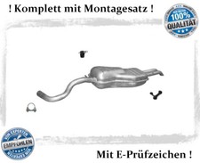 Endschalldämpfer VW Bora 1.6 FSi, 2.0 Auspuff Endtopf Montagesatz