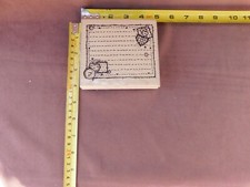 DOTS Stitched and Quilted Love Rubber Stamp R 156 4 1/2" x 4 1/8"