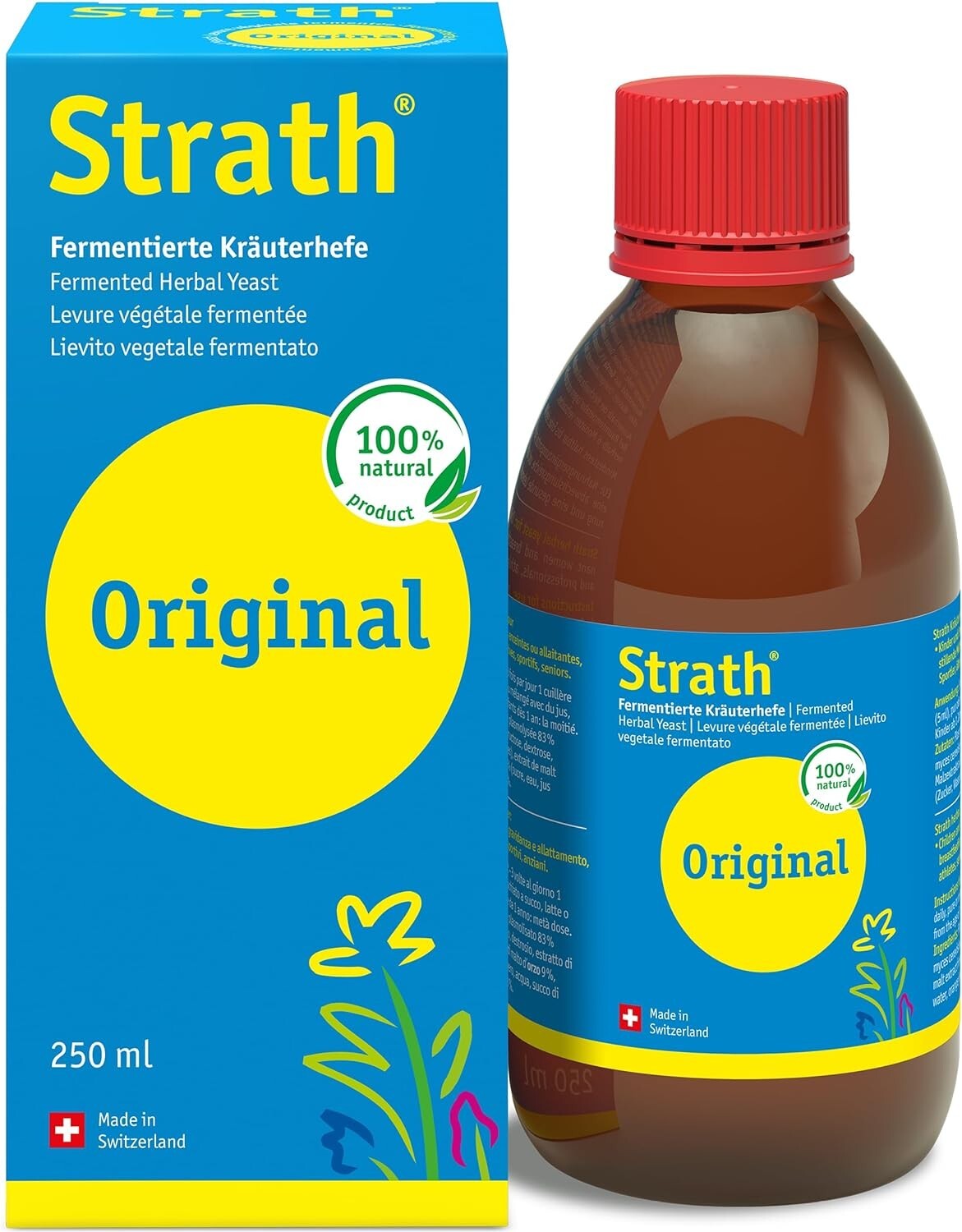Strath Original 250 ml Fermented Herbal Yeast Support Body Biological Balance